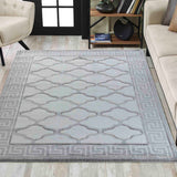 Valencia Trellis Caved Rug - Medium