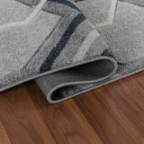 Valencia Hexagon Caved Rug - Medium