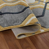 Valencia Hexagon Caved Rug - Medium