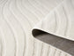 Aya Scandinavian Wave modern rug, styled view 3
