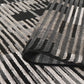 Dark Grey Mayfair Matrix metallic rug, styled view 6