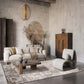 Belgravia Metallic Rug - Cobble Navy