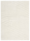 Aya Scandinavian Wave modern rug, styled view 2