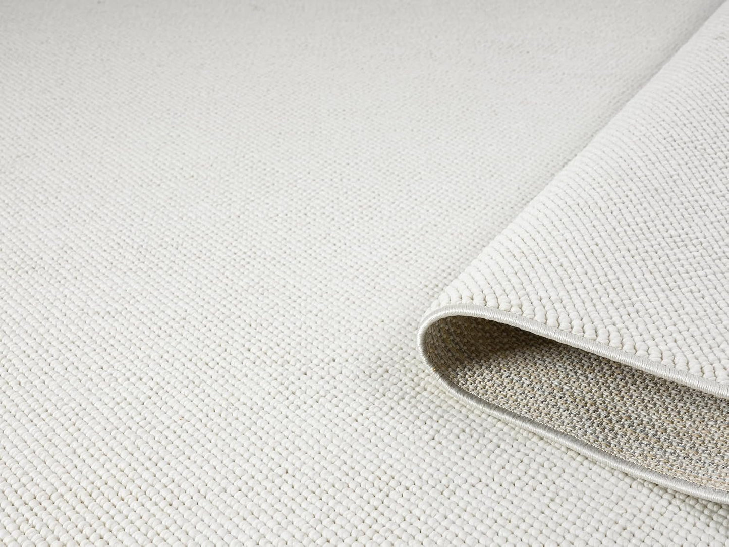 Avior Bobble, Wool-Like Modern Living Room Area Rug, Cream, 200x290cm