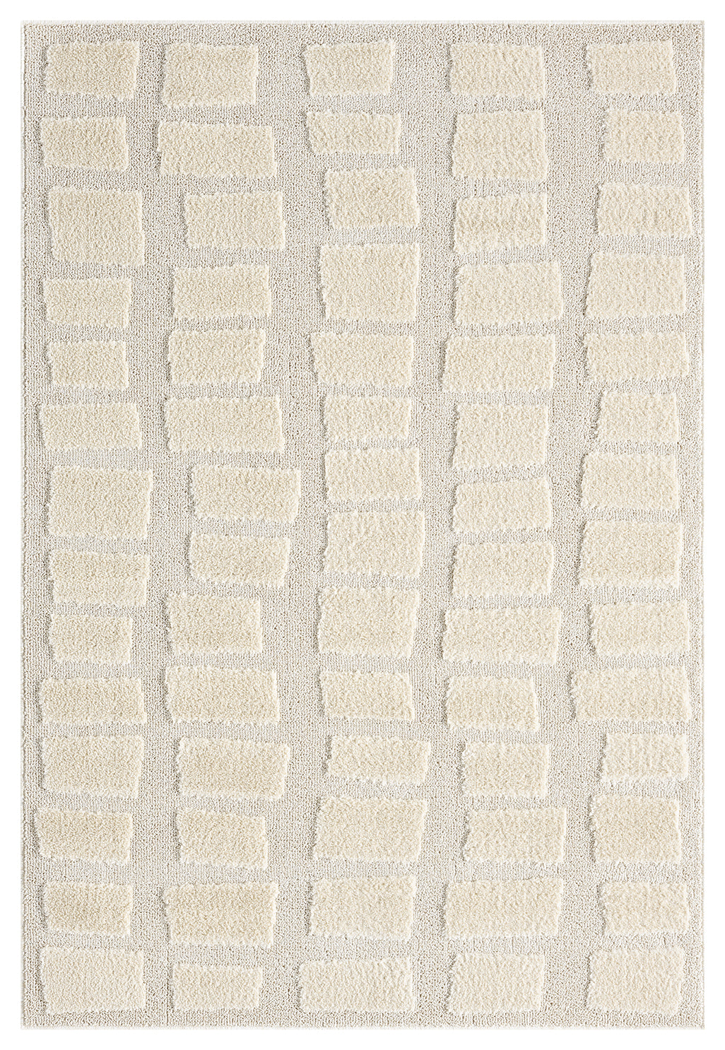 Isabella Cobble textured rug, styled view 2