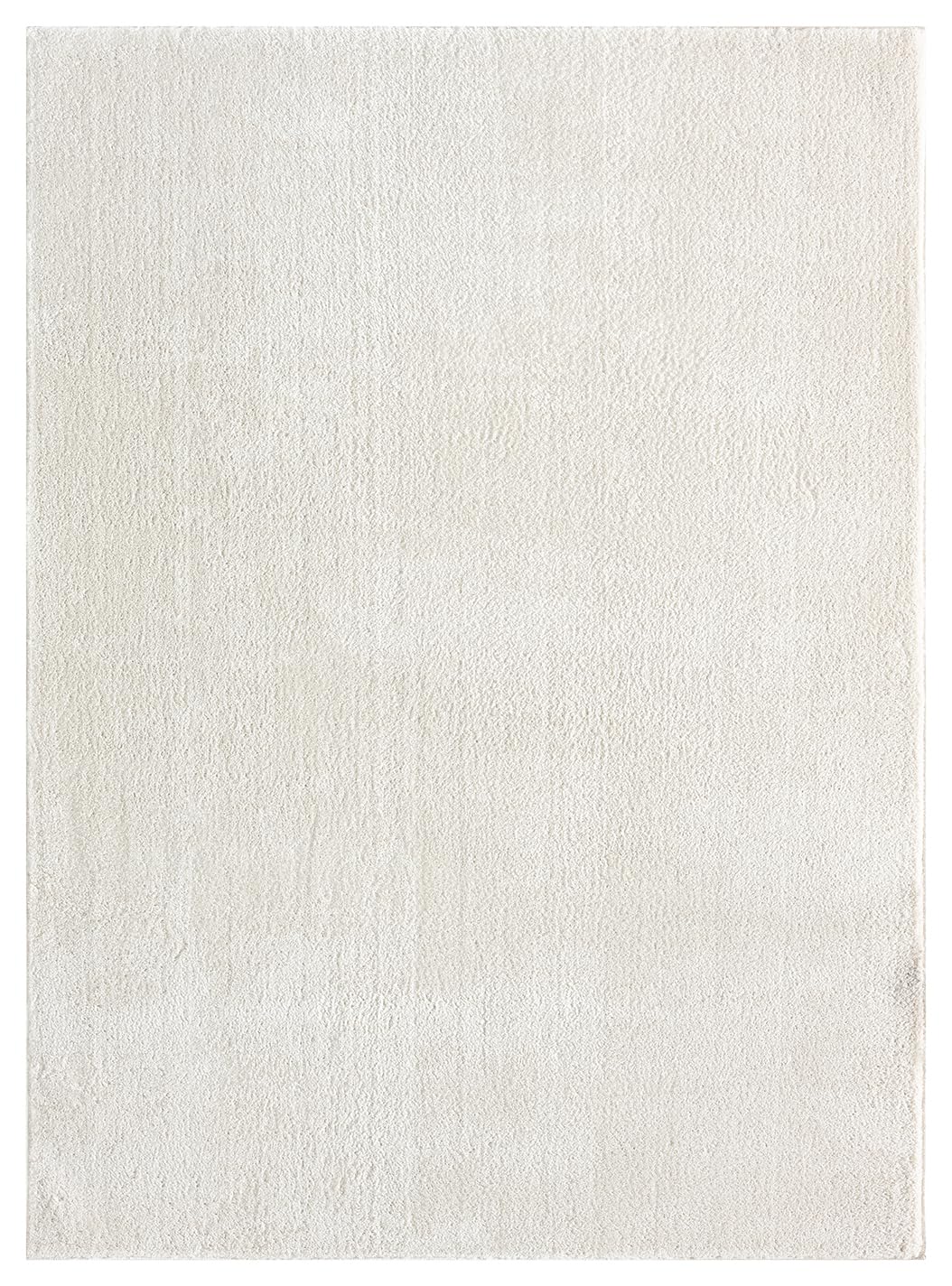 Comfy Washable Modern Living Room Rug Polyester Plain Indoor Area Rug with Low Pile - Anti-Slip Felt Backing Bedroom-Hallway Runner