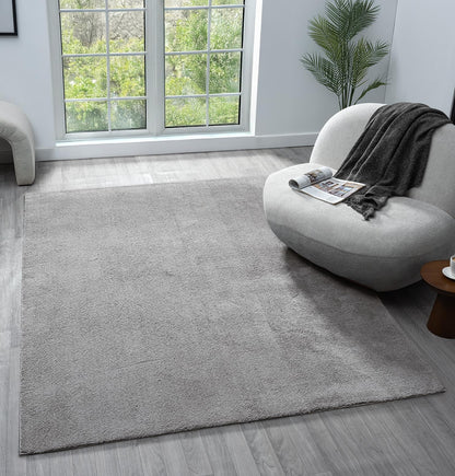 Comfy Fluffy Rug - Dark Grey
