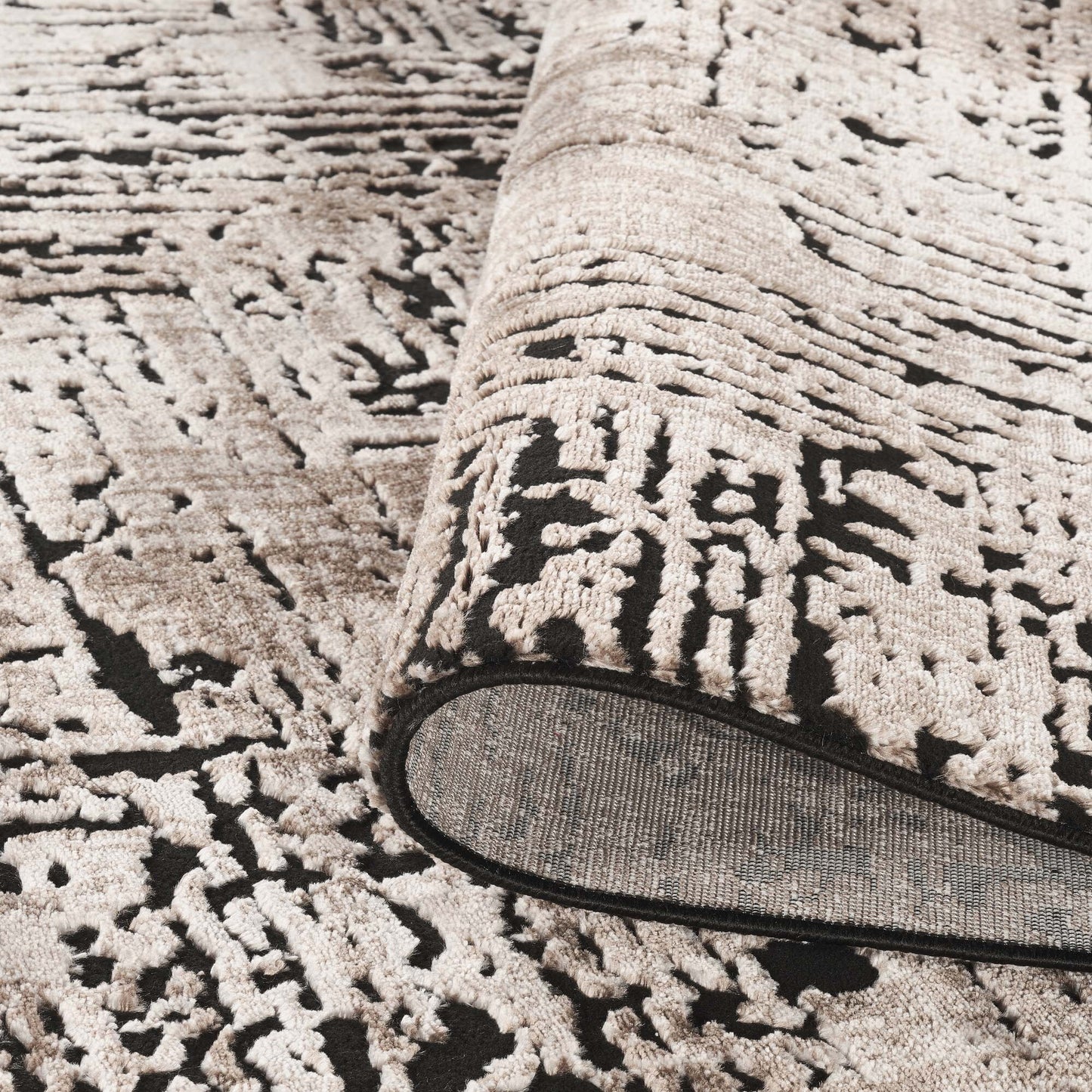 Belgravia Metallic Rug - Illusion Mocha