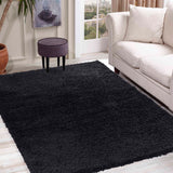 Oxford Shaggy Rug - Black