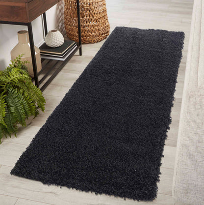 Oxford Shaggy Rug - Black