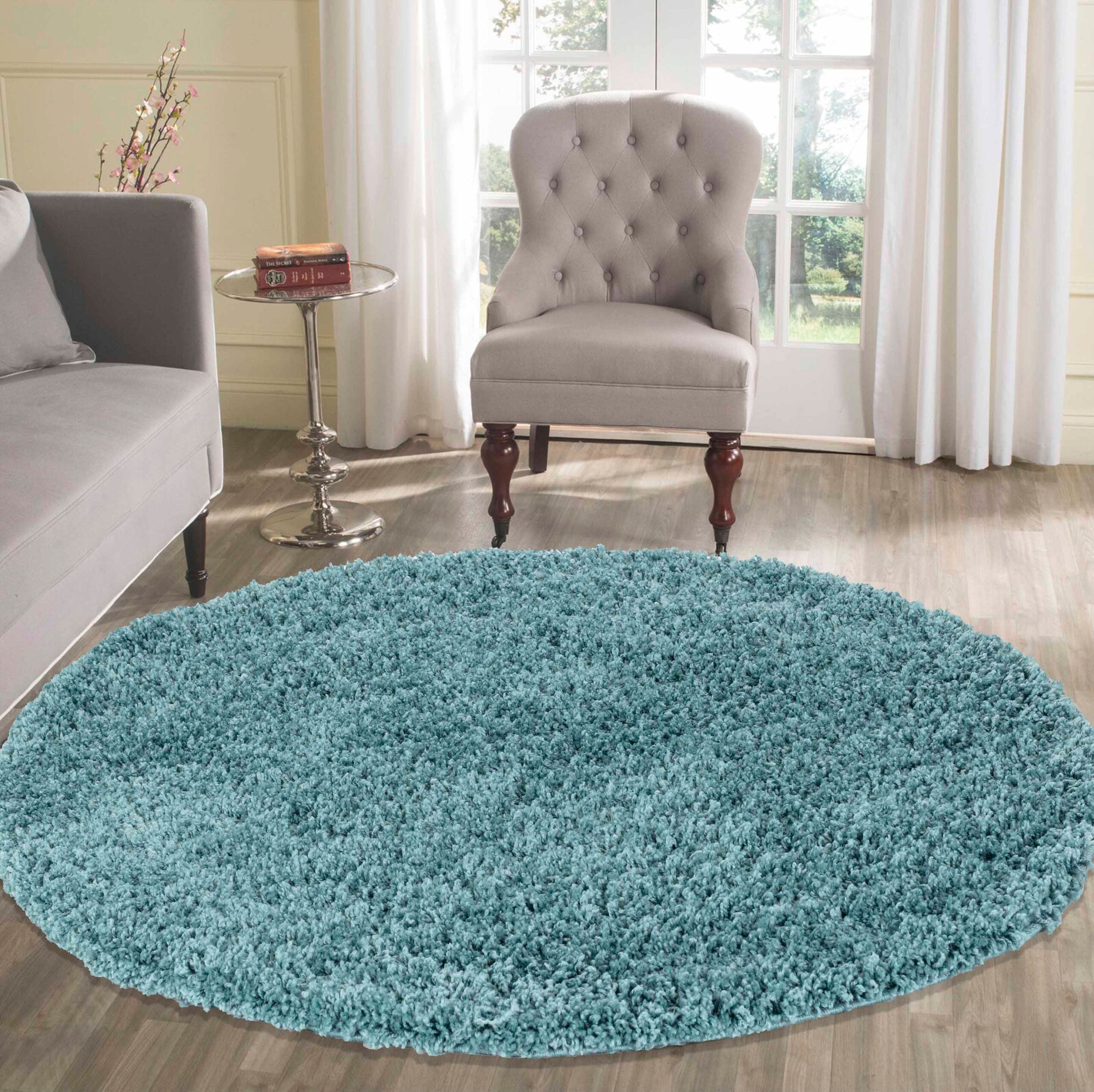 Oxford Shaggy Rug - Duck Egg Blue