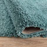 Oxford Shaggy Rug - Duck Egg Blue