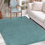 Oxford Shaggy Rug - Duck Egg Blue