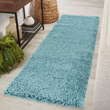 Oxford Shaggy Rug - Duck Egg Blue