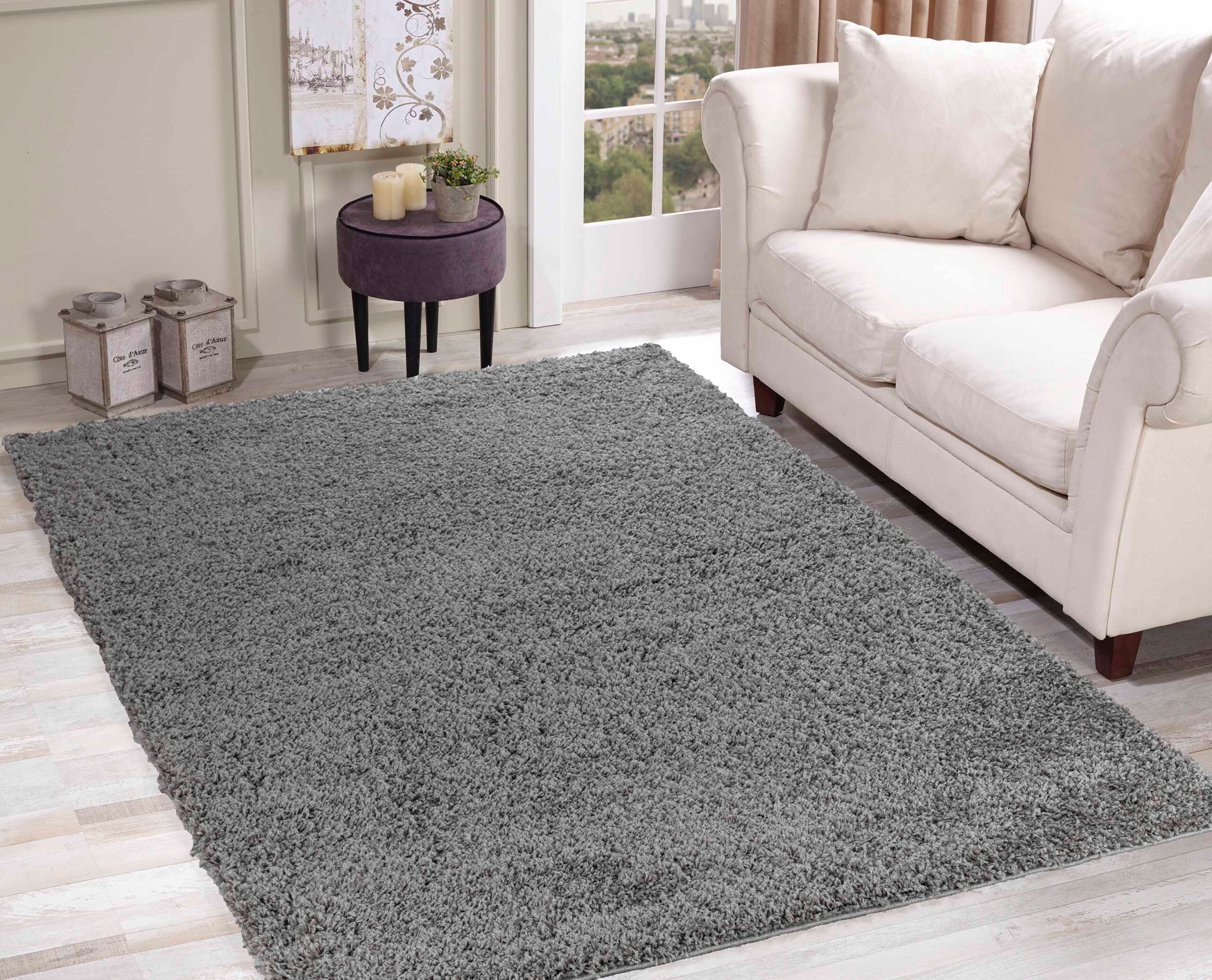 Oxford Shaggy Rug - Grey