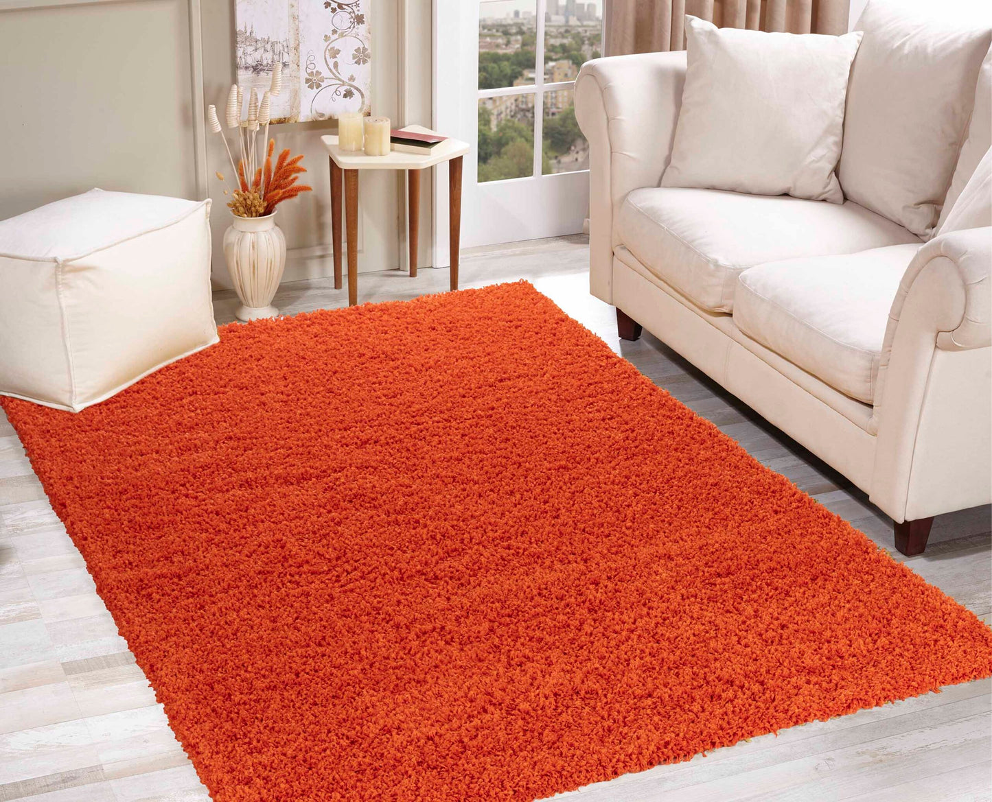 Oxford Shaggy Rug - Orange