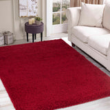 Oxford Shaggy Rug - Red