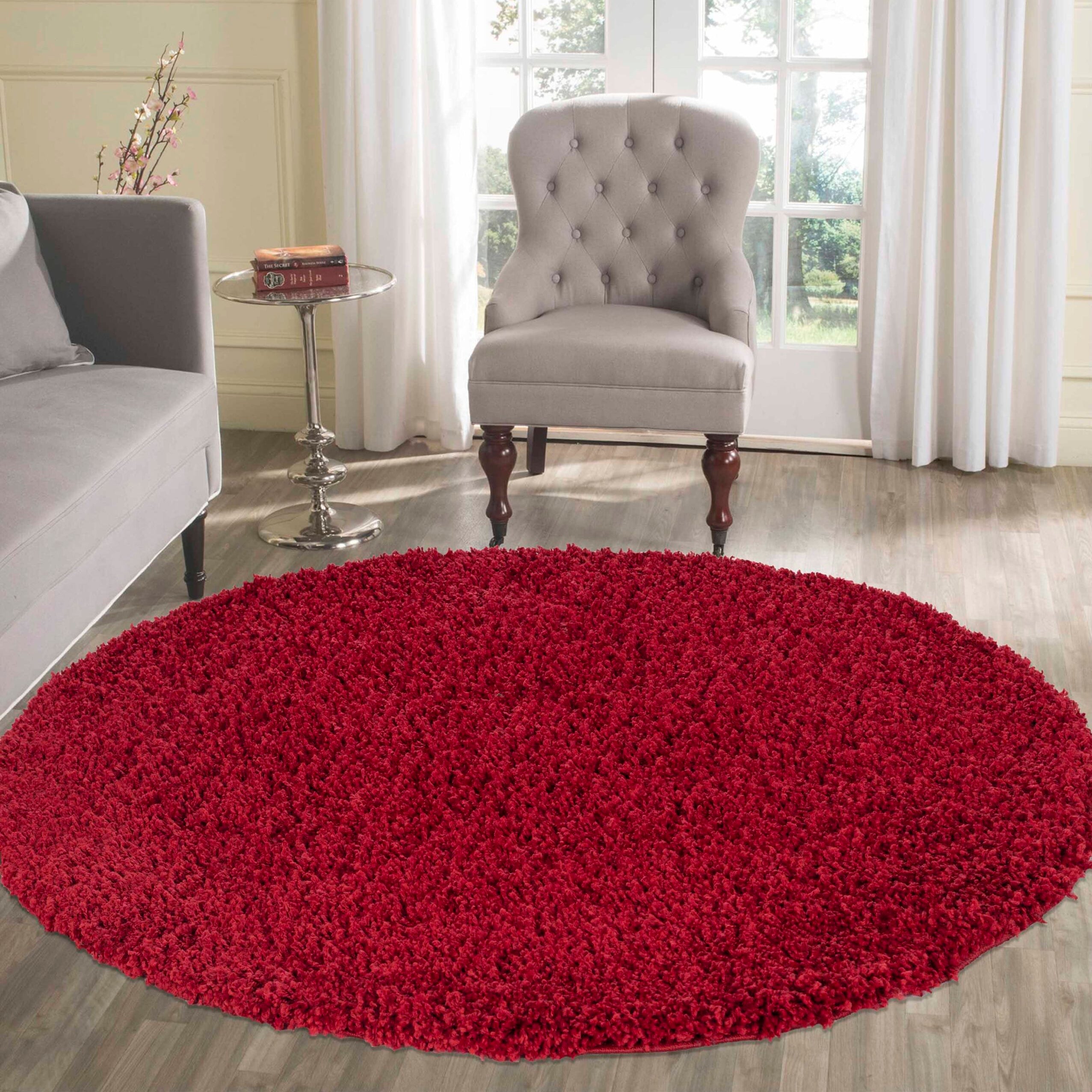 Oxford Shaggy Rug - Red