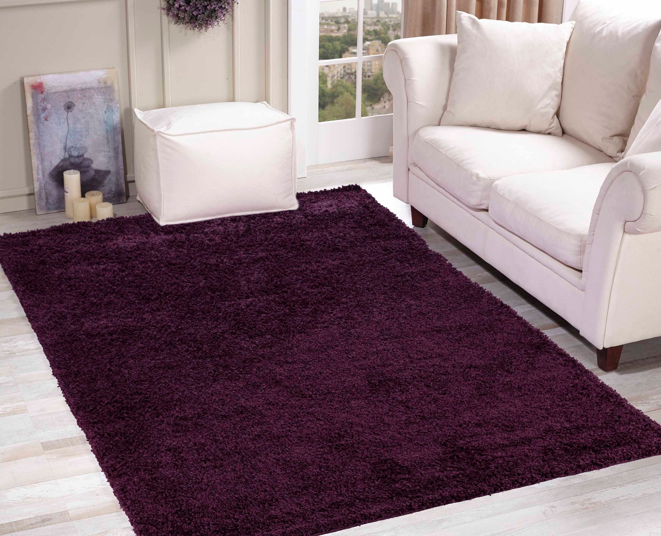 Oxford Shaggy Rug - Violet