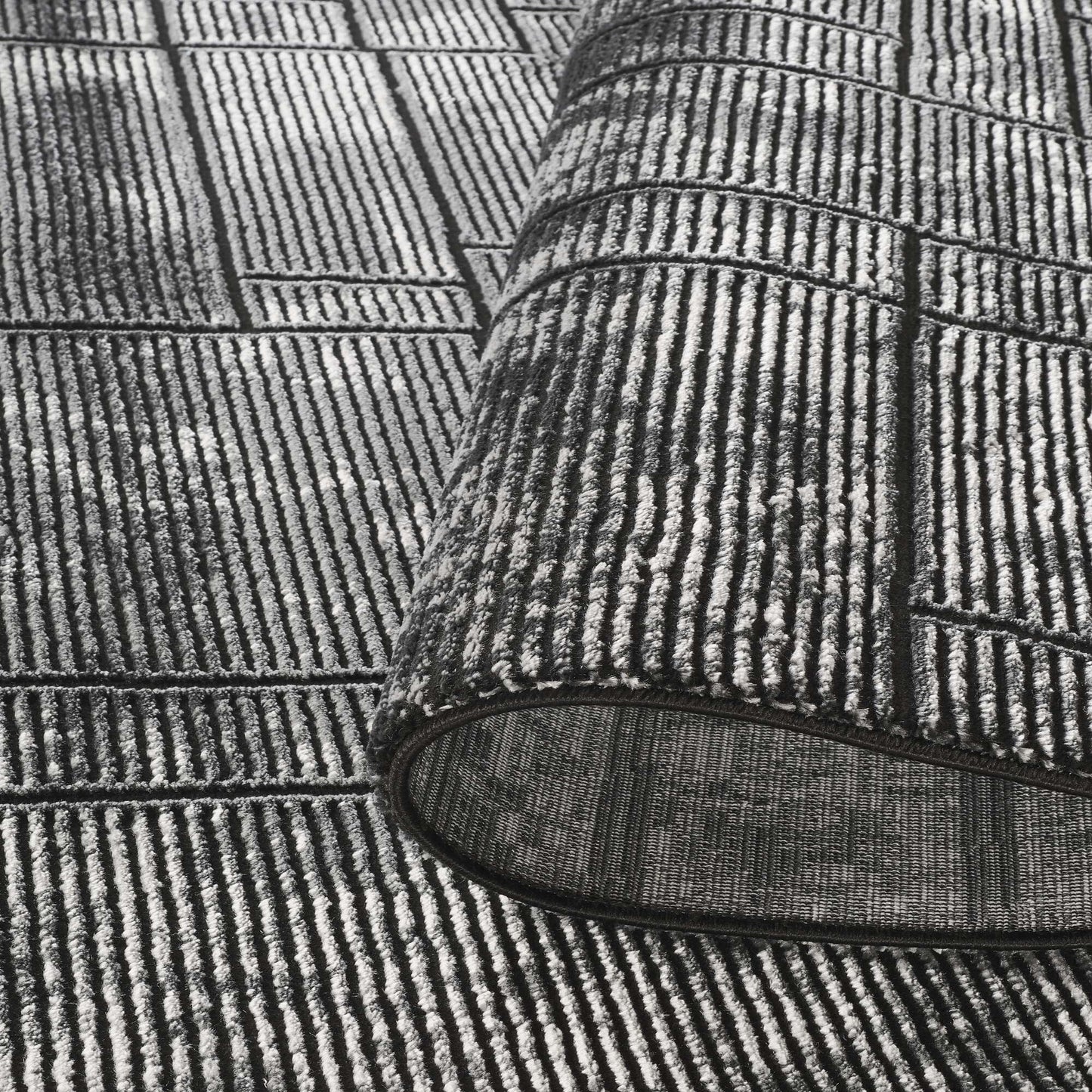 Belgravia Metallic Rug - Cobble Mocha