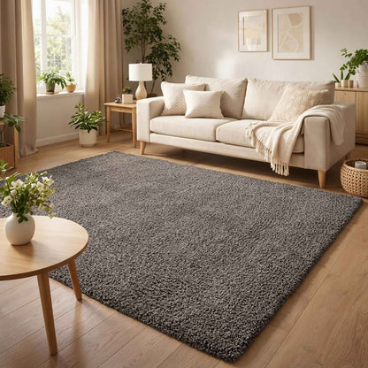 Ainsley Shaggy Rug - Dark Grey
