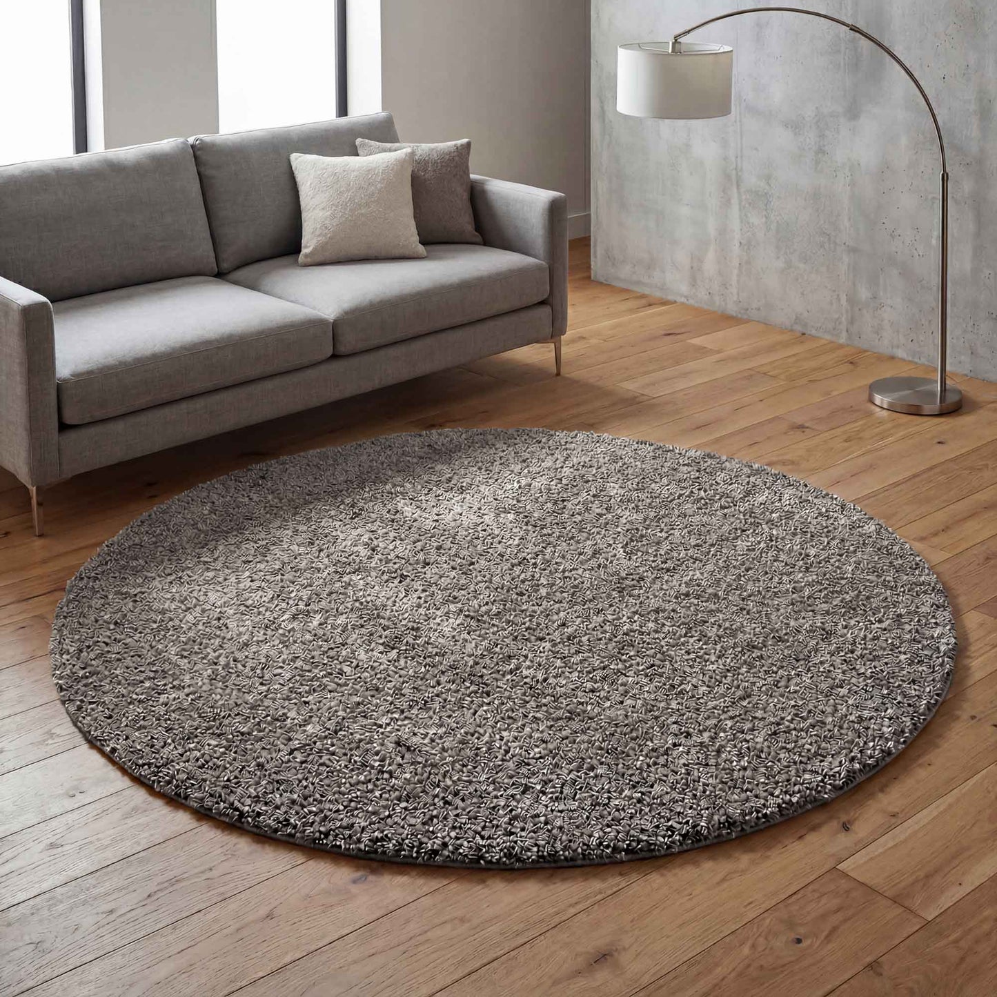 Ainsley Shaggy Rug - Dark Grey