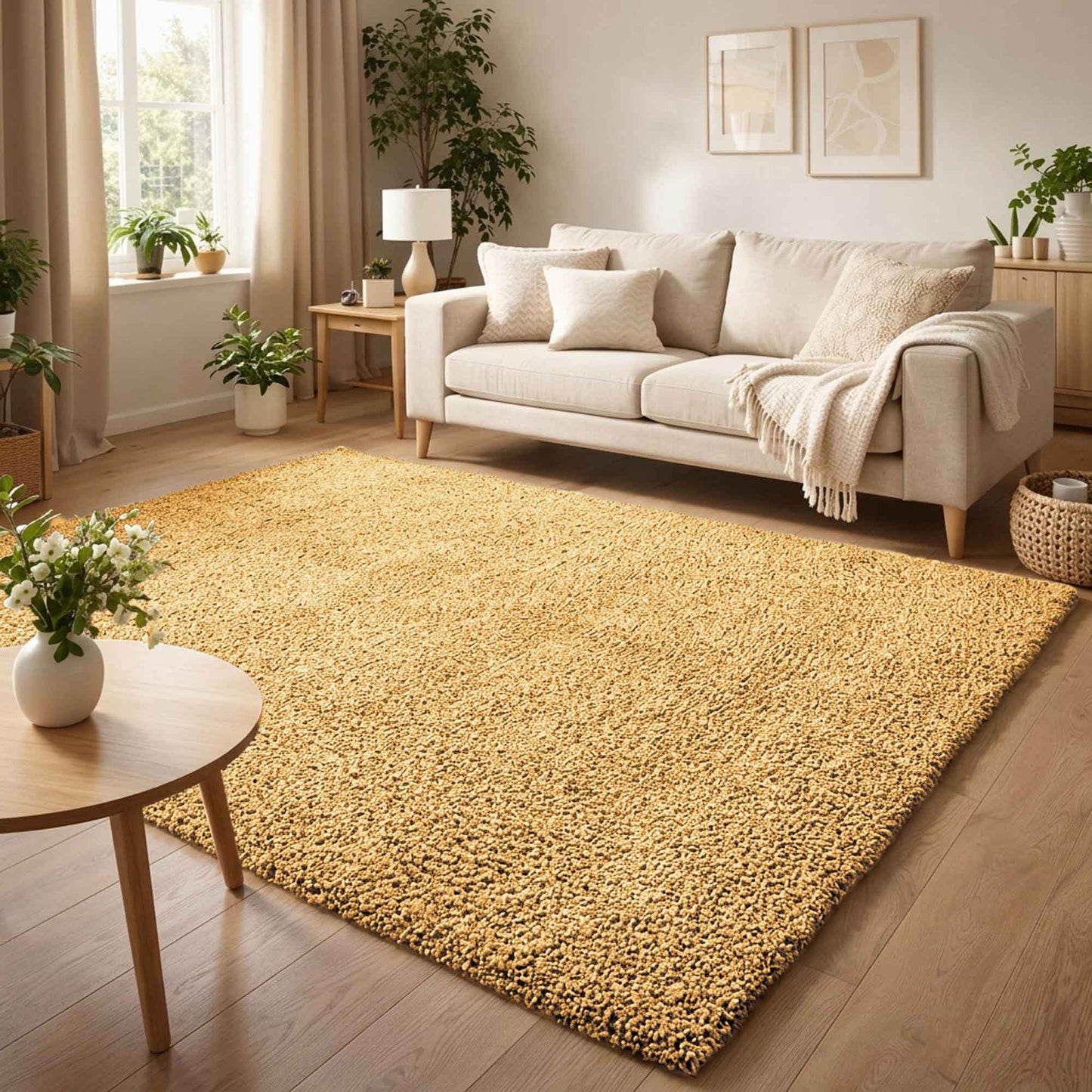 Ainsley Shaggy Rug - Dark Grey