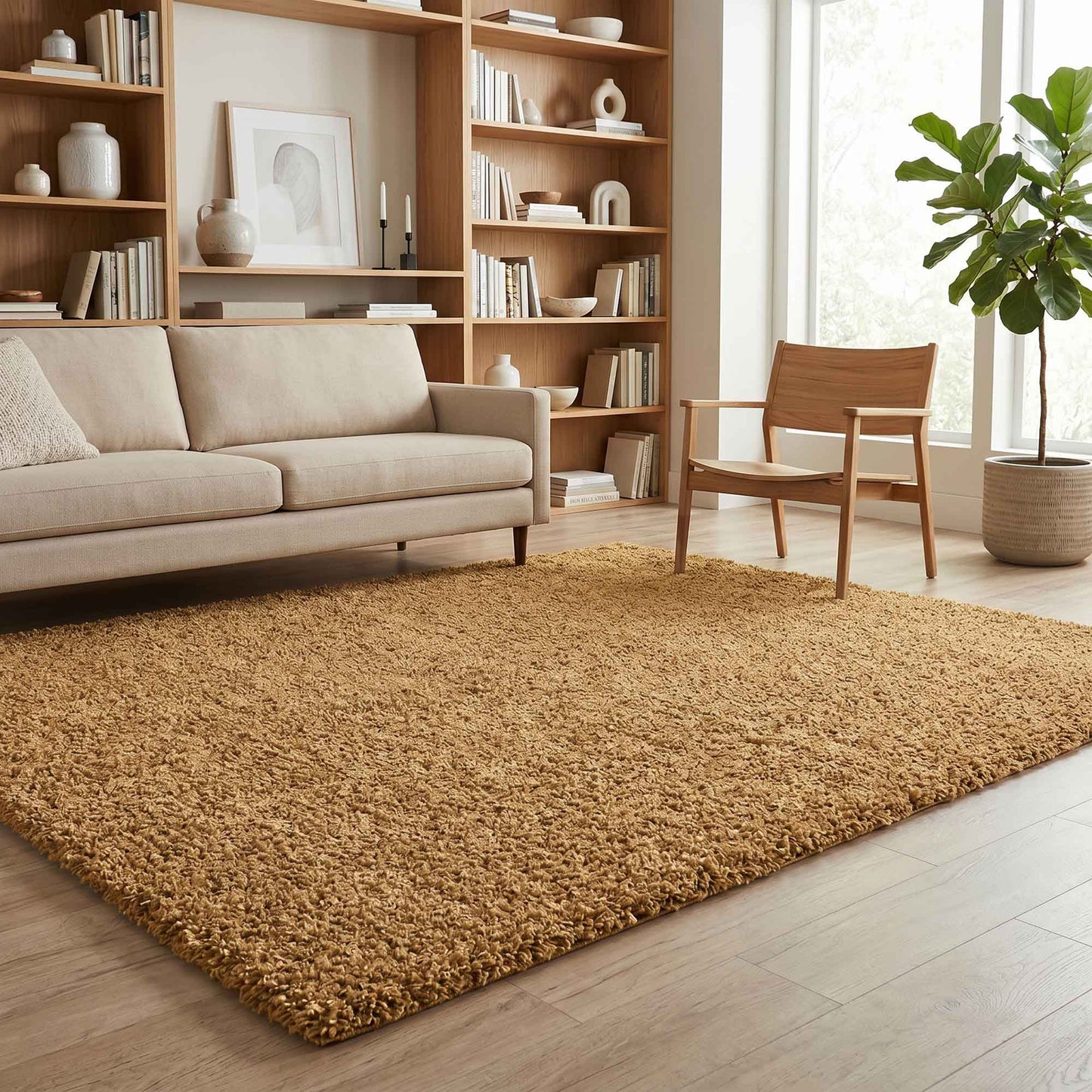 Ainsley Shaggy Rug - Dark Grey