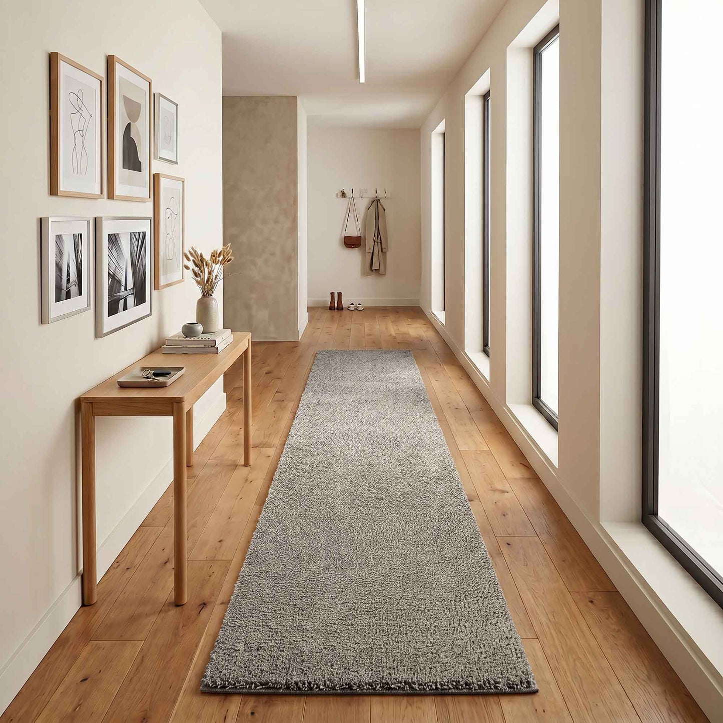 Ainsley Shaggy Rug - Dark Grey