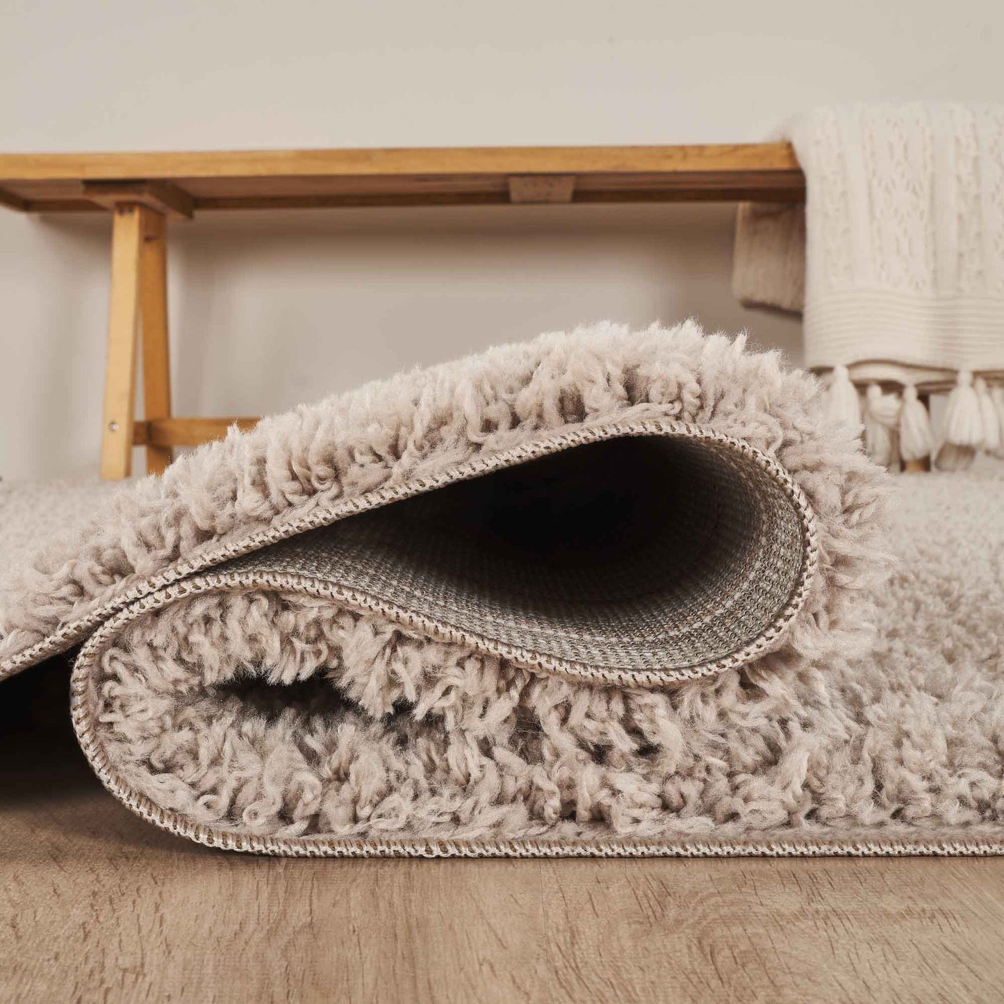 Ainsley Shaggy Rug - Dark Grey