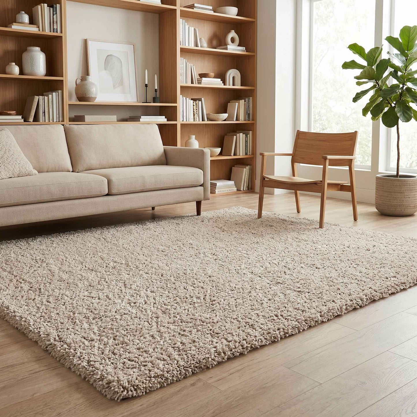 Ainsley Shaggy Rug - Dark Grey