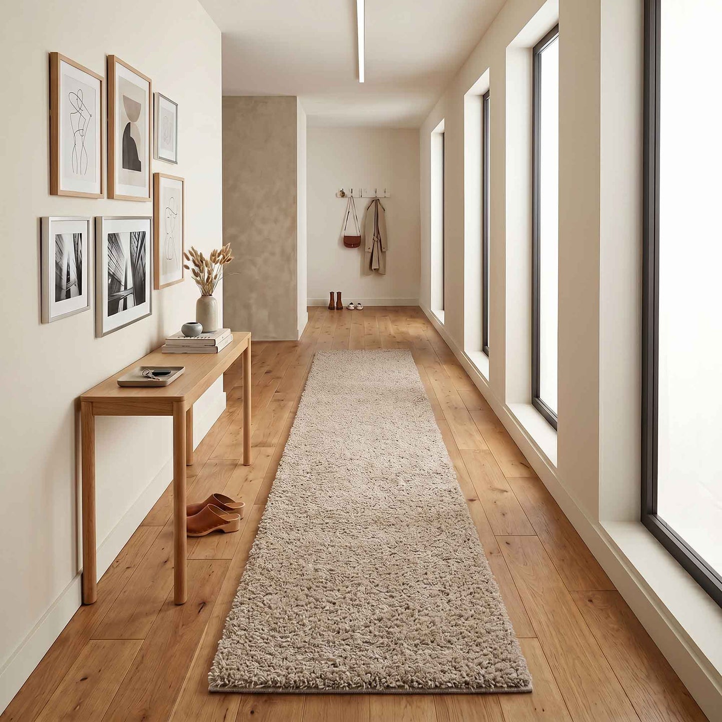 Ainsley Shaggy Rug - Dark Grey