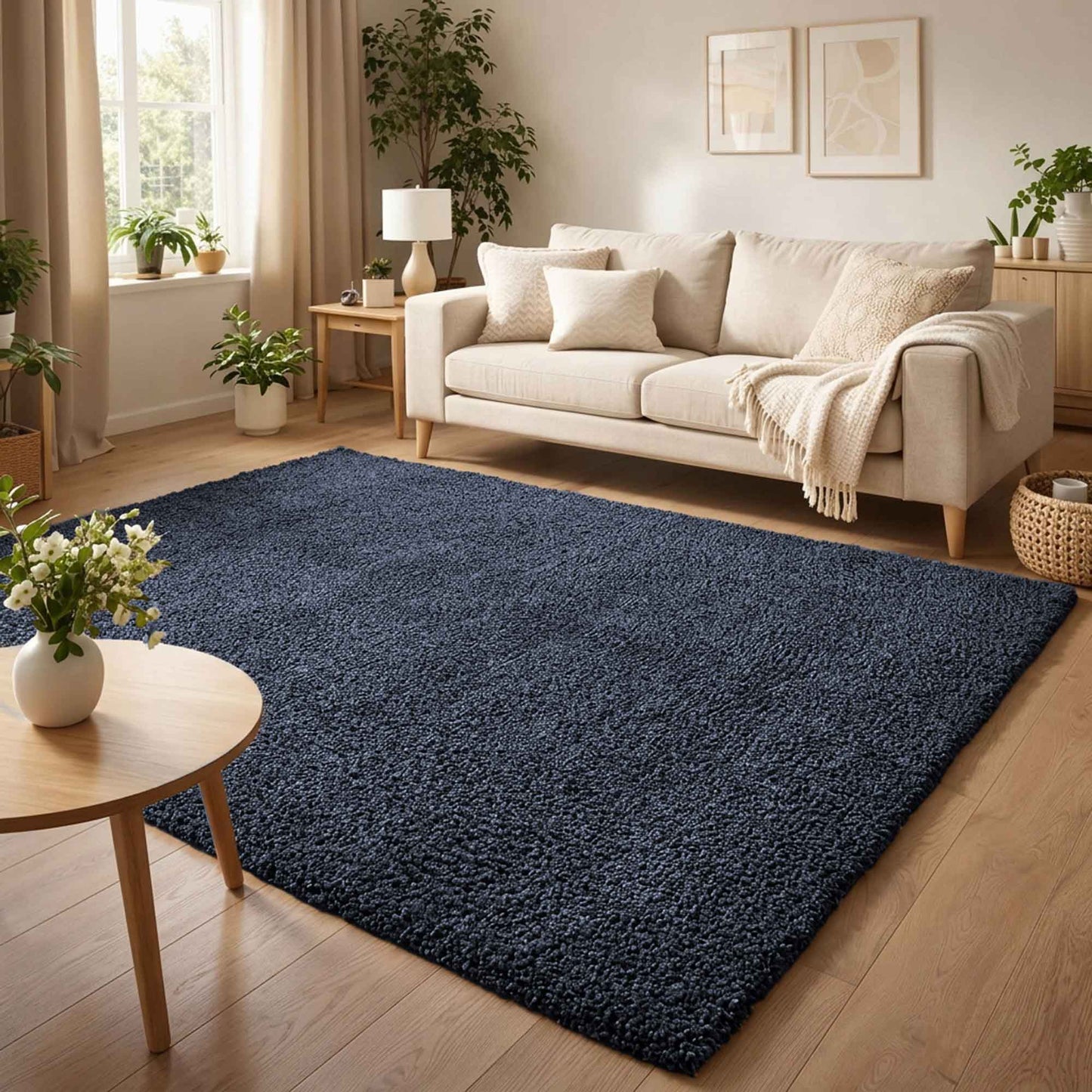 Ainsley Shaggy Rug - Dark Grey