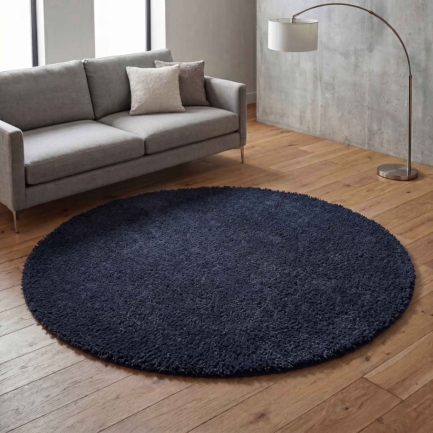 Ainsley Shaggy Rug - Dark Grey