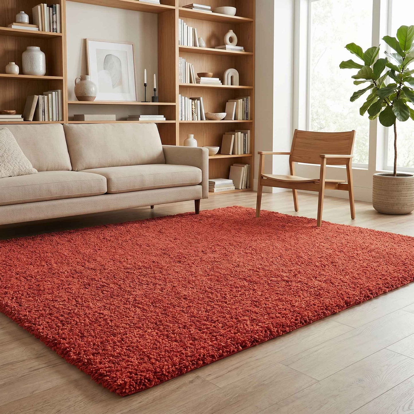 Ainsley Shaggy Rug - Dark Grey