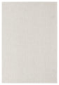 Cream Avior Mottle bobble rug, top-down view