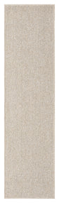 Beige Avior bobble rug, runner size 2