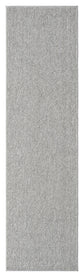 Grey Avior bobble rug, runner size 2