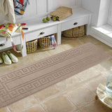 IVY Greek Key Door Mat - Beige