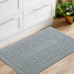 IVY Greek Key Door Mat - Dark Grey