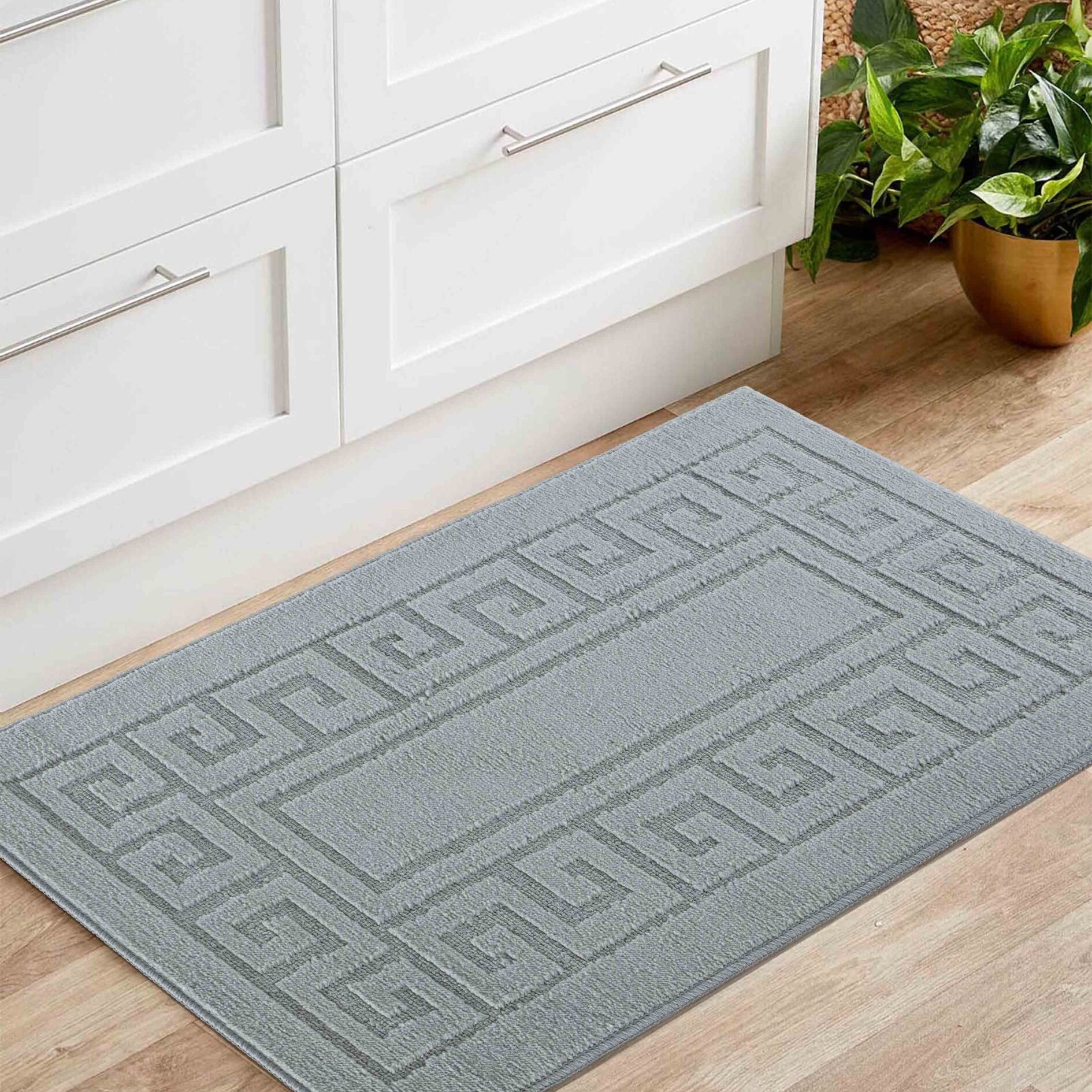 IVY Greek Key Door Mat - Medium