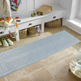 IVY Greek Key Door Mat - Dark Grey