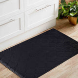 IVY Trellis Door Mat - Black