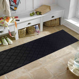 IVY Trellis Door Mat - Black