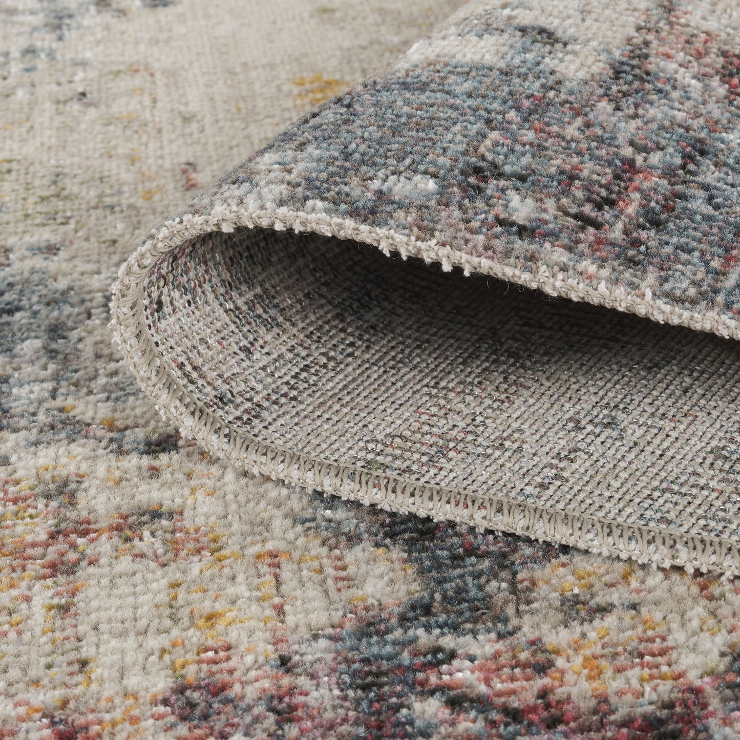 Aress Abstract modern rug, close-up pile detail