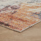 Aress Abstract modern rug, side profile