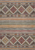 Multicolour Aress Heritage modern rug, flat portrait view