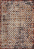 Multicolour Aress Lattice modern rug, flat portrait view