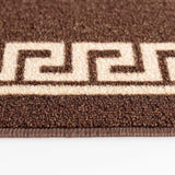 Havana Greek Key Door Mat - Brown