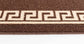 Havana Greek Key Door Mat - Brown